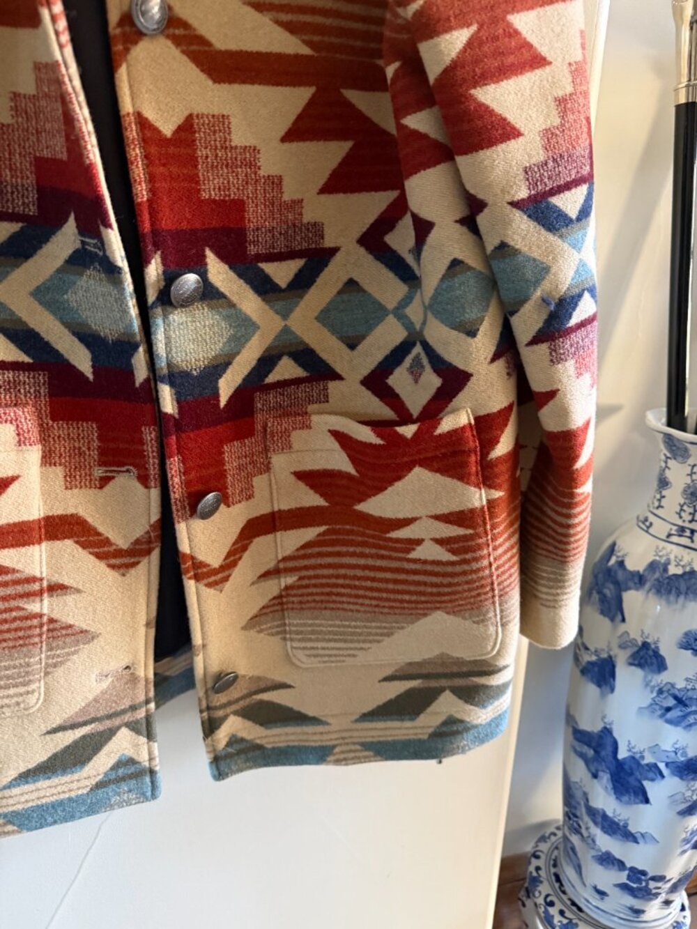 Free People x Pendleton Brownsville Coat NWT Size M - Picture 8 of 16